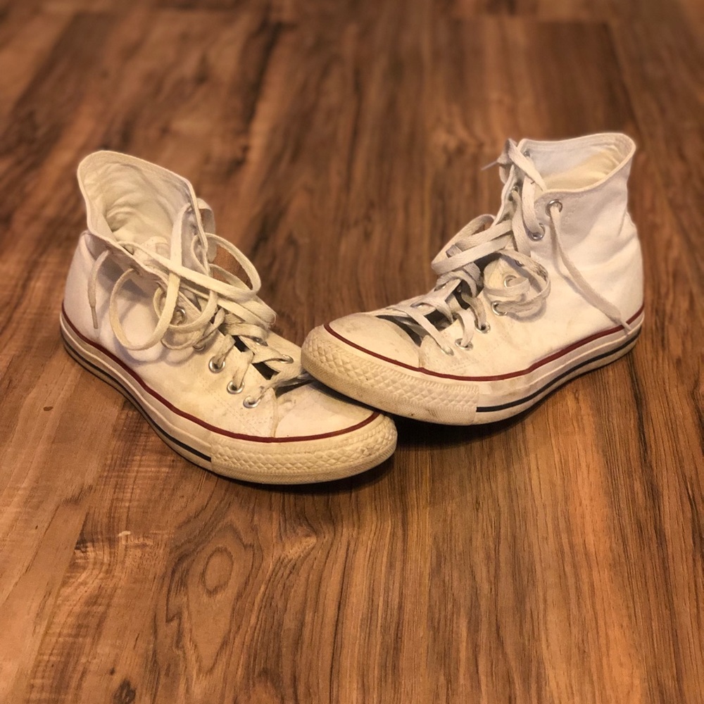 White High Top Converse
